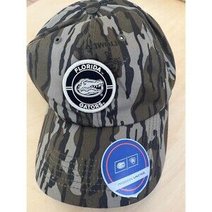 Florida Gators Camo Football Hat Cap Men's Gray Tiger Print Hat Top of the World